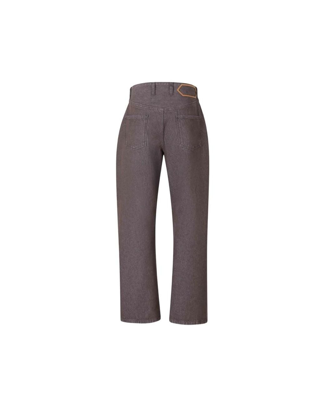 Jacquemus Gray The De-Nîmes Tempo Denim Pants for men