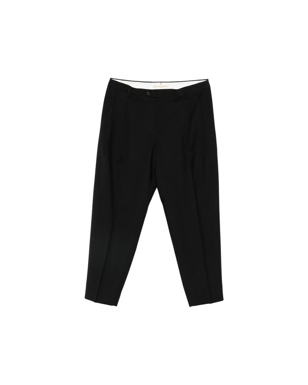 Briglia 1949 Black Pleat Trousers for men