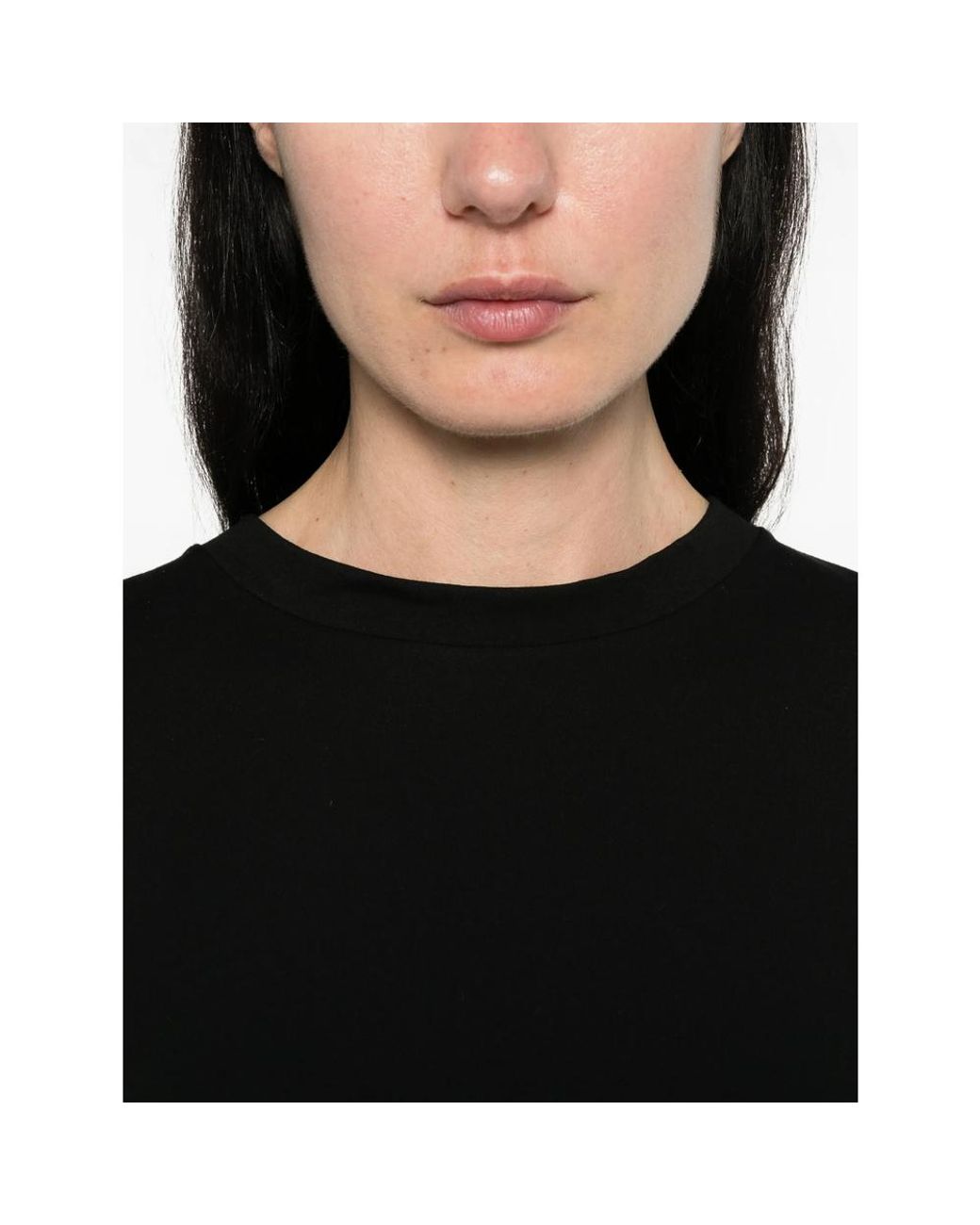 Mazzarelli Black Crew-Neck T-Shirt