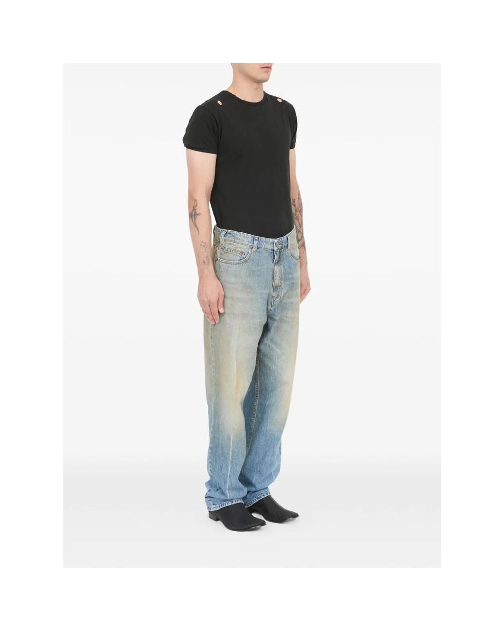 MM6 by Maison Margiela Blue Five-Pocket Jeans for men