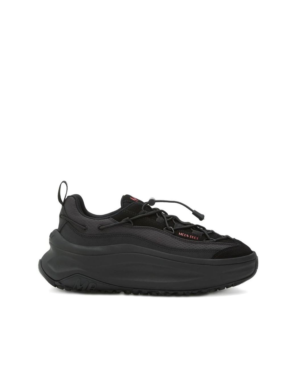 Moon Boot Black Moon247 Xlace Sneakers for men