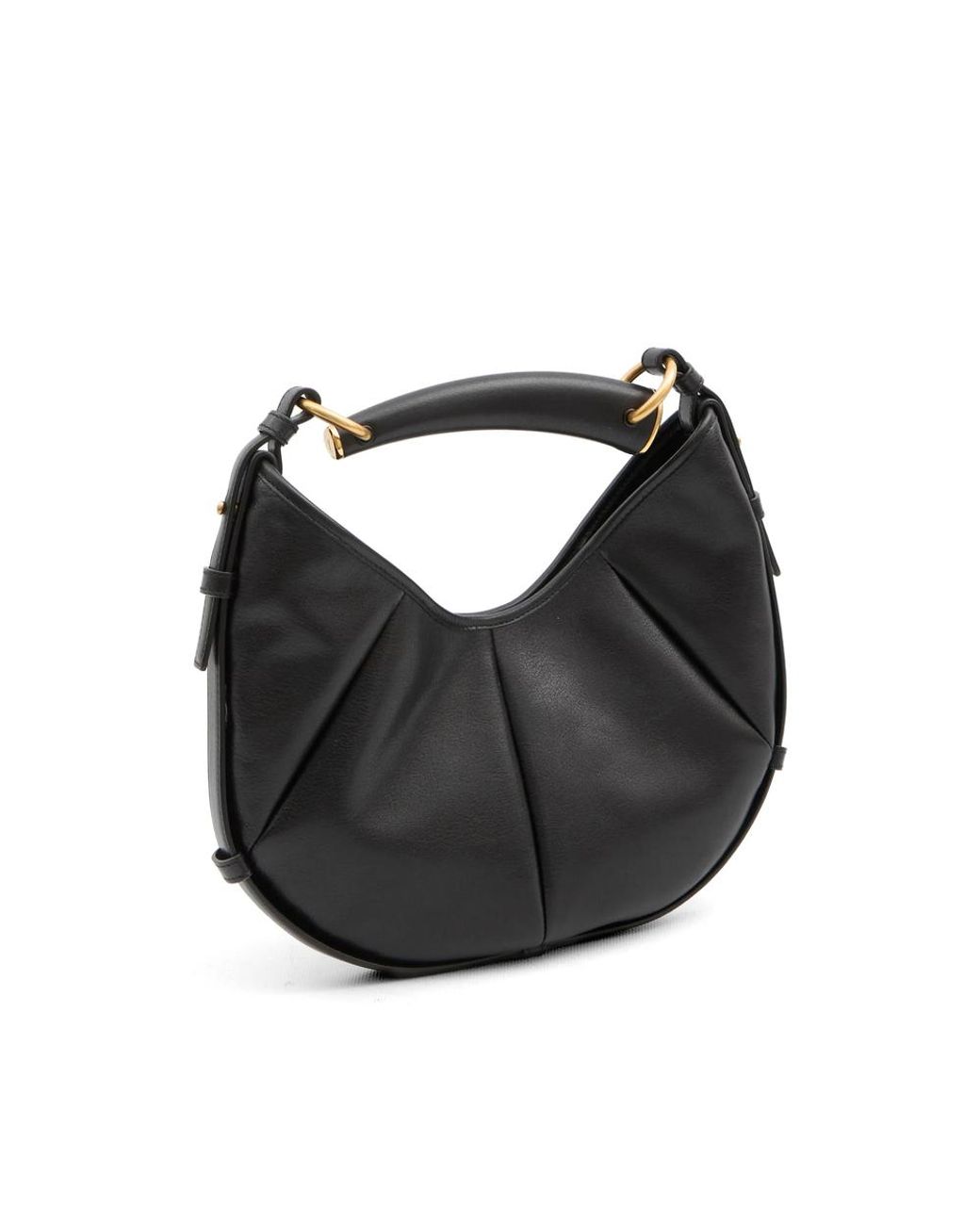 Saint Laurent Black Mombasa Small Leather Bag