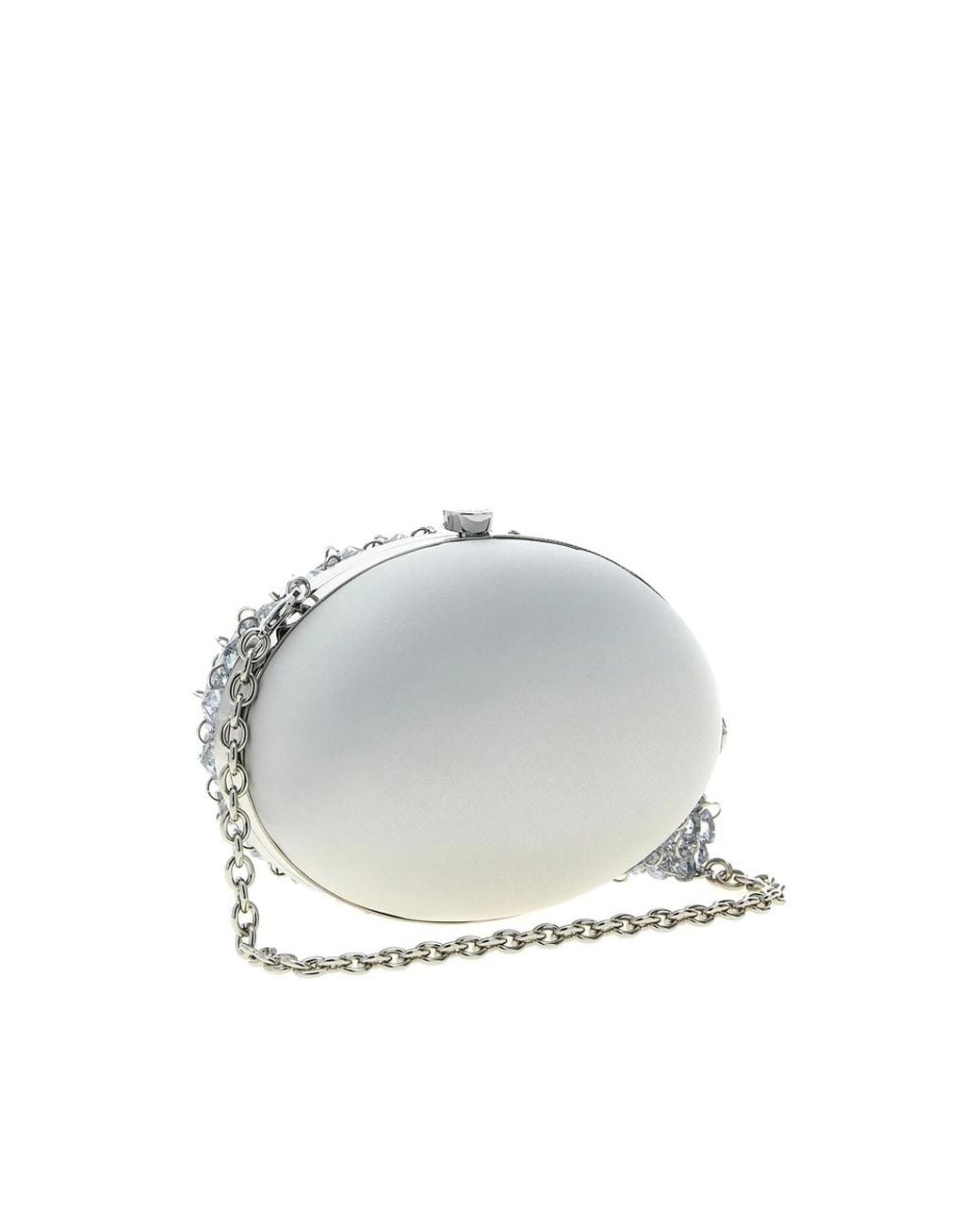 Self-Portrait Gray Clutch Bags