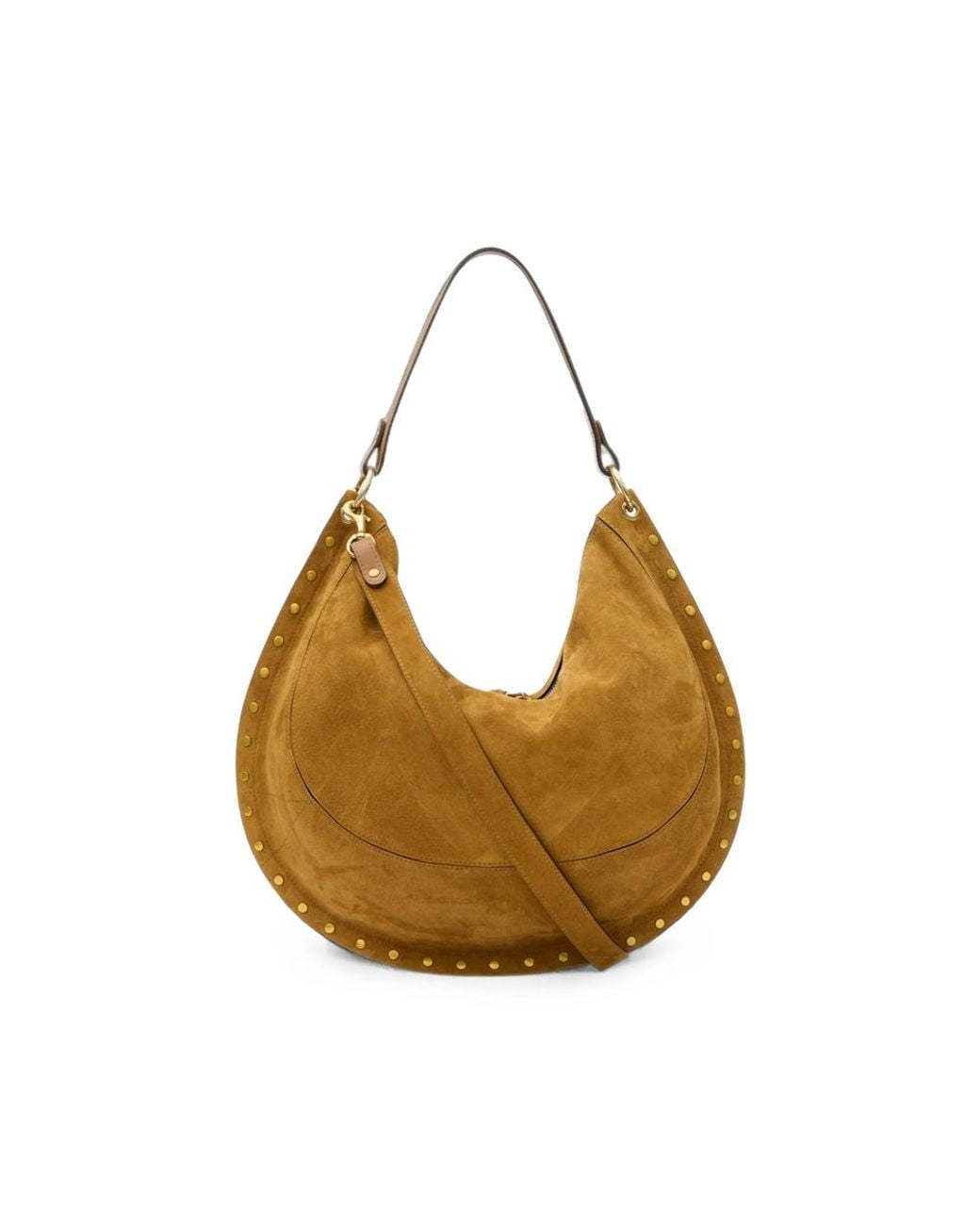 Isabel Marant Brown Oskan Soft L Suede Bag