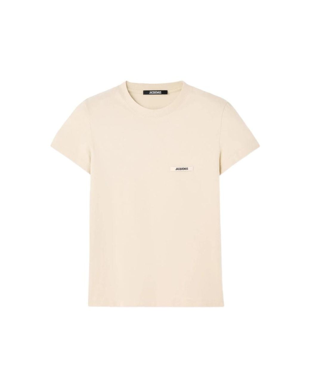 Jacquemus Natural Le Gros Grain T-Shirt