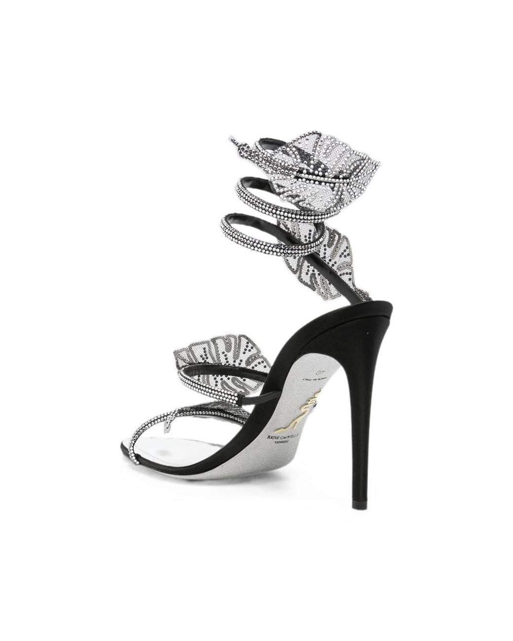 Rene Caovilla White Heeled Sandals