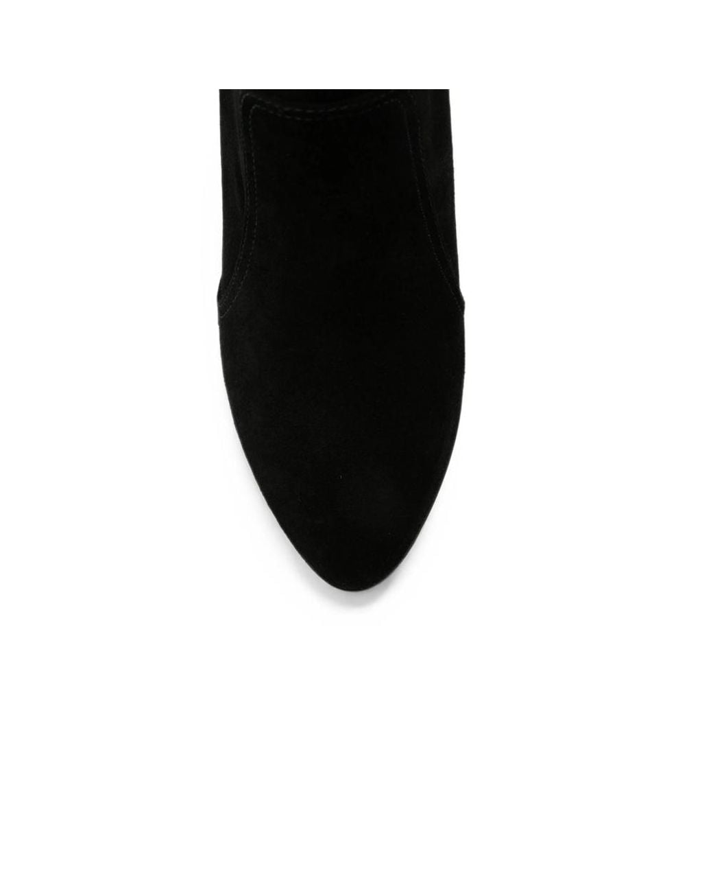 Ba&sh Black Caitlin Embroidered Suede Cowboy Boots