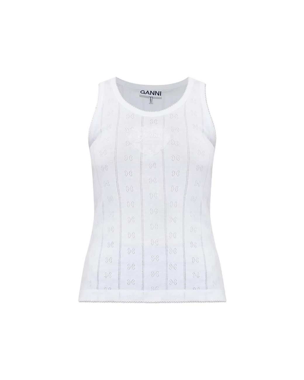 Ganni White Tops