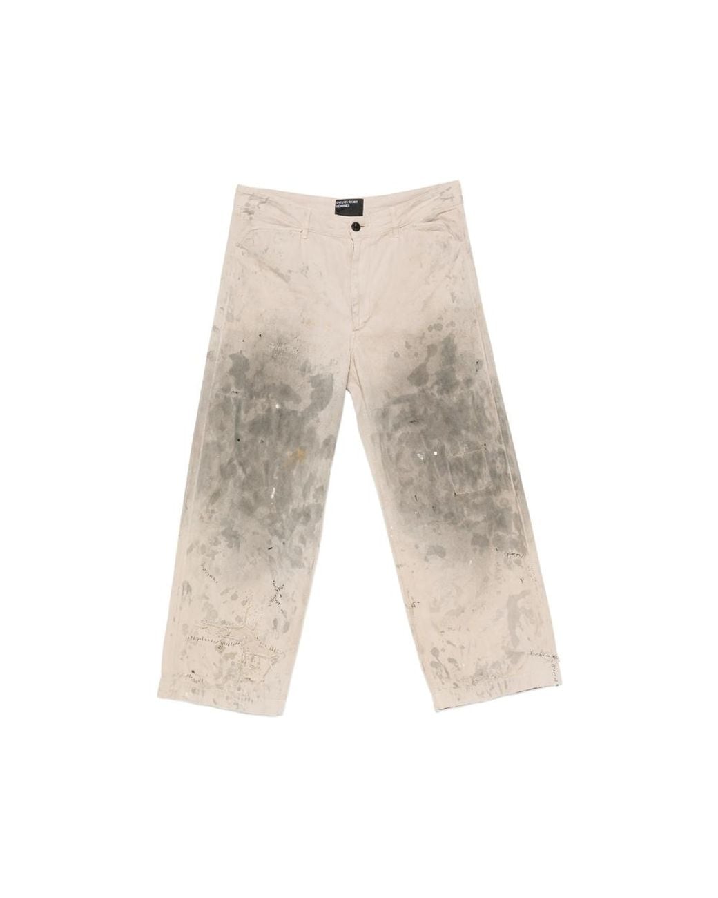 Enfants Riches Deprimes Natural Paint-Splatter Distressed Jeans for men
