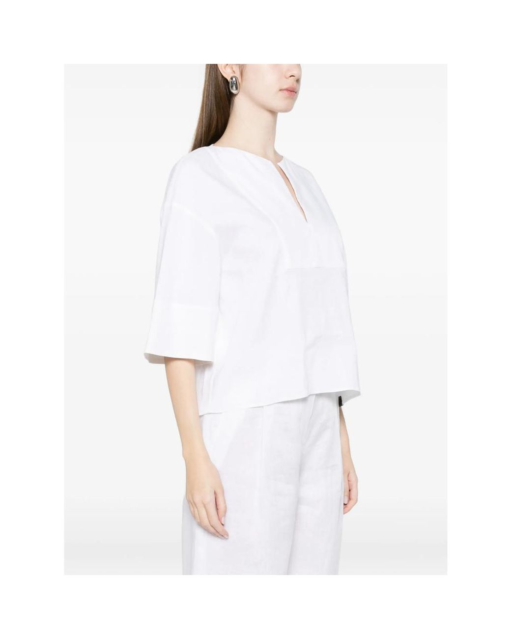 Max Mara White Tops