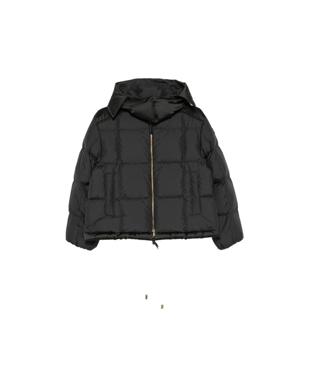 Moncler Black Legerete Quilted Hooded Jacket