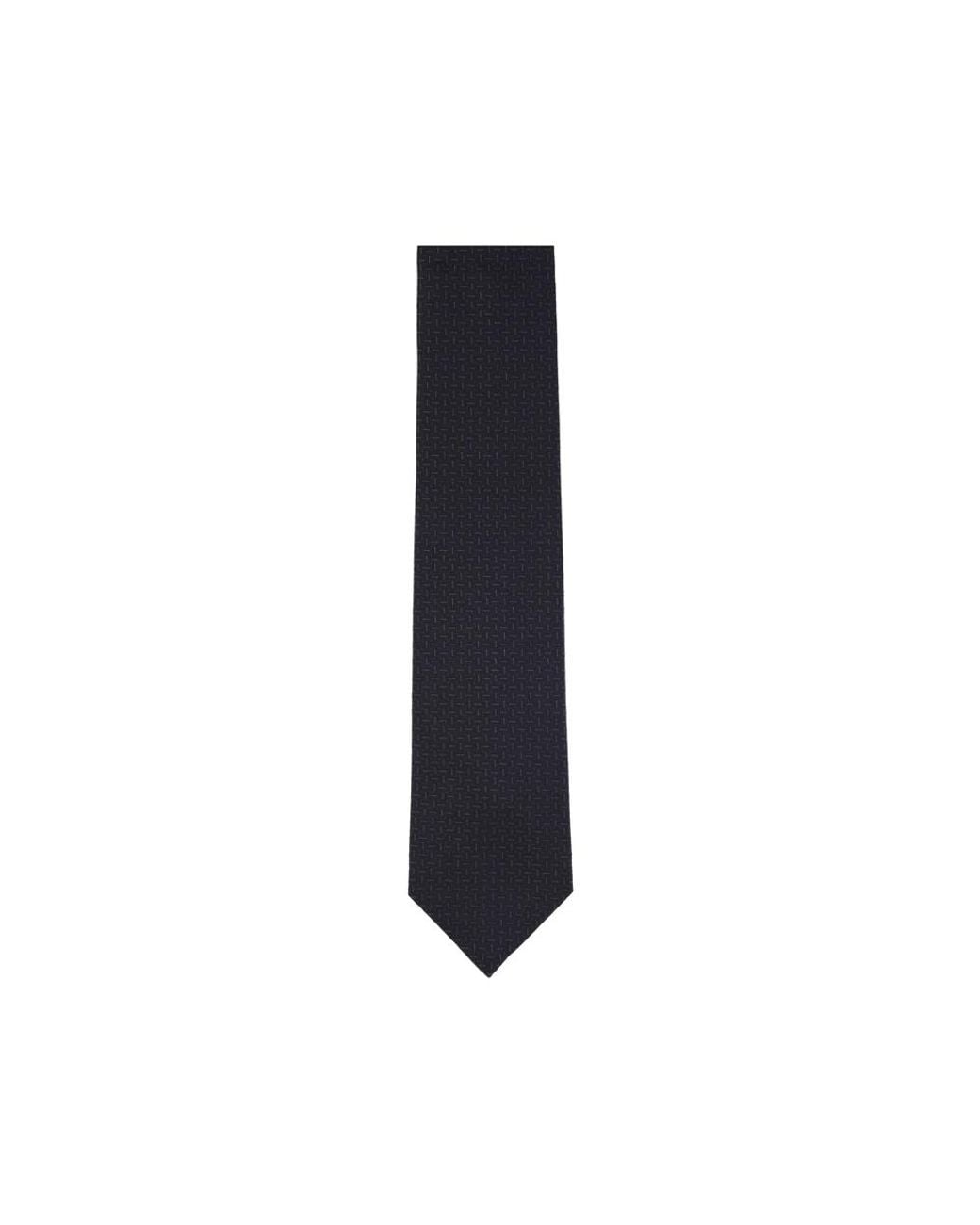 Barba Napoli Blue Patterned Tie for men