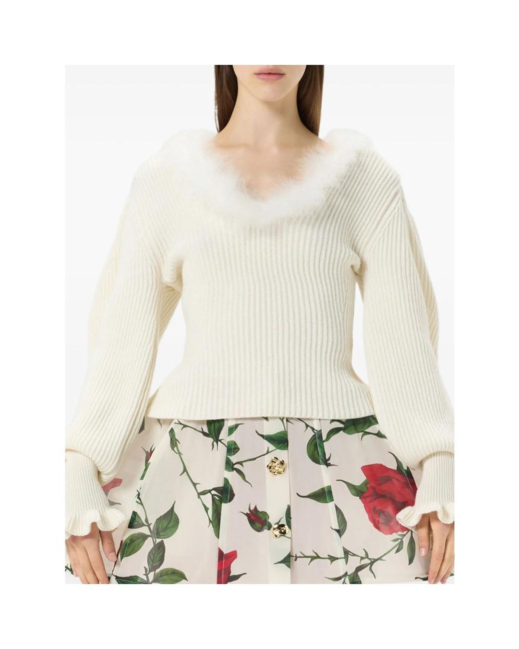 Blumarine White Knitwear