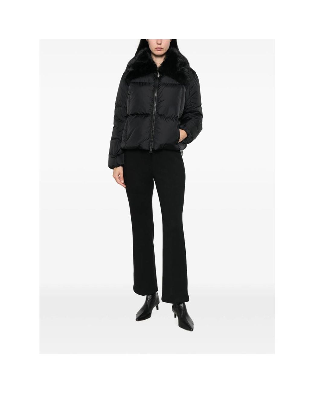 Herno Black Chamonix Padded Jacket