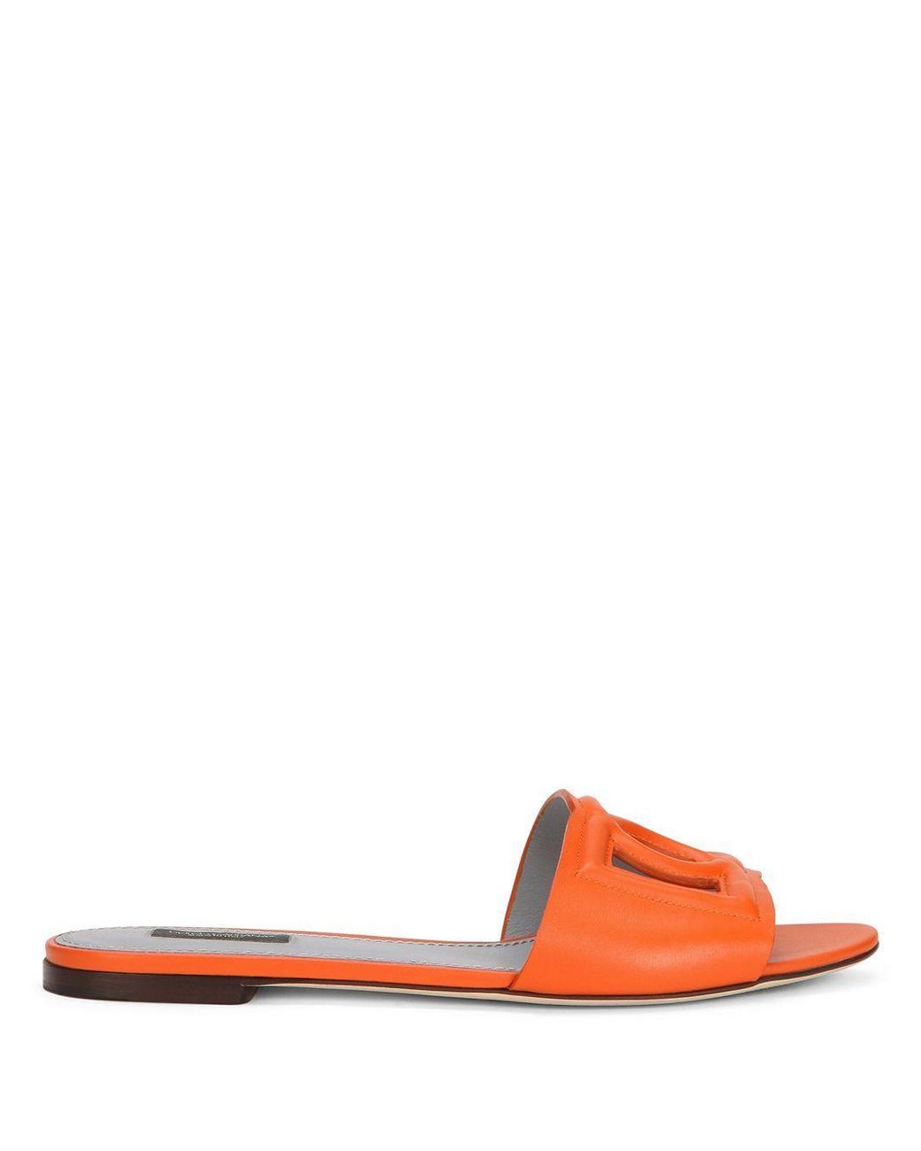 dolce and gabbana logo sandals