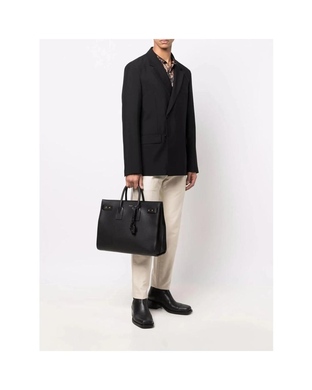 Saint Laurent Black Tote Bags for men