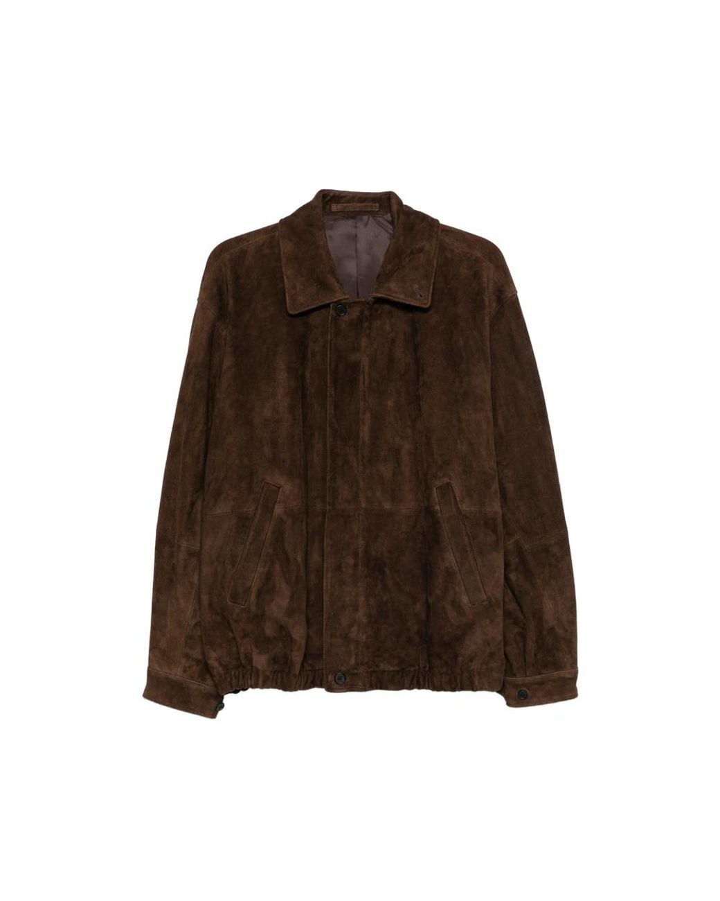 Ssstein Brown Suede Jacket for men