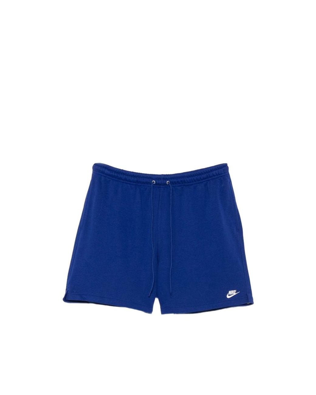 Nike Blue French Terry Flow Shorts for men