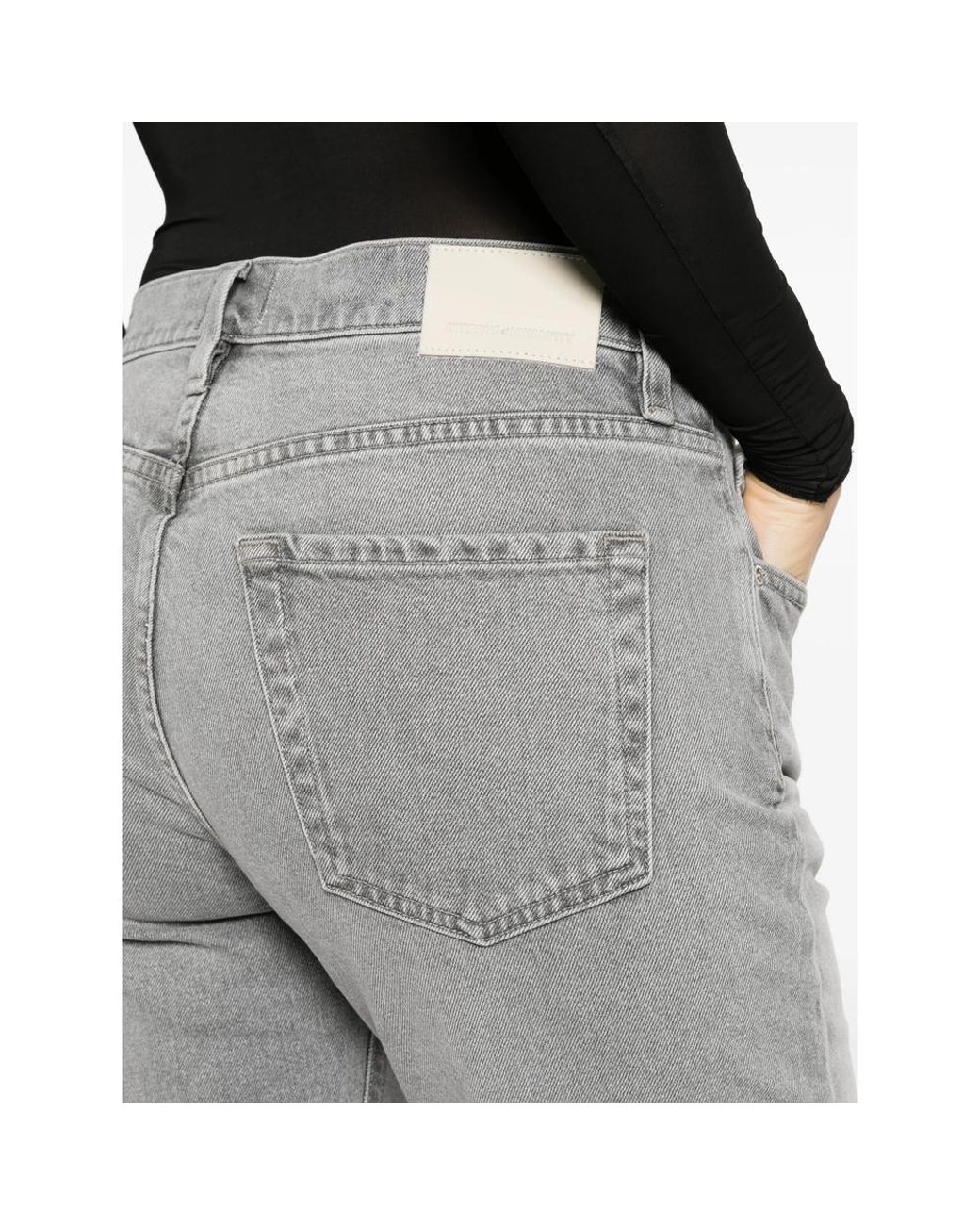 Citizens of Humanity Gray Savannah Faded Jeans