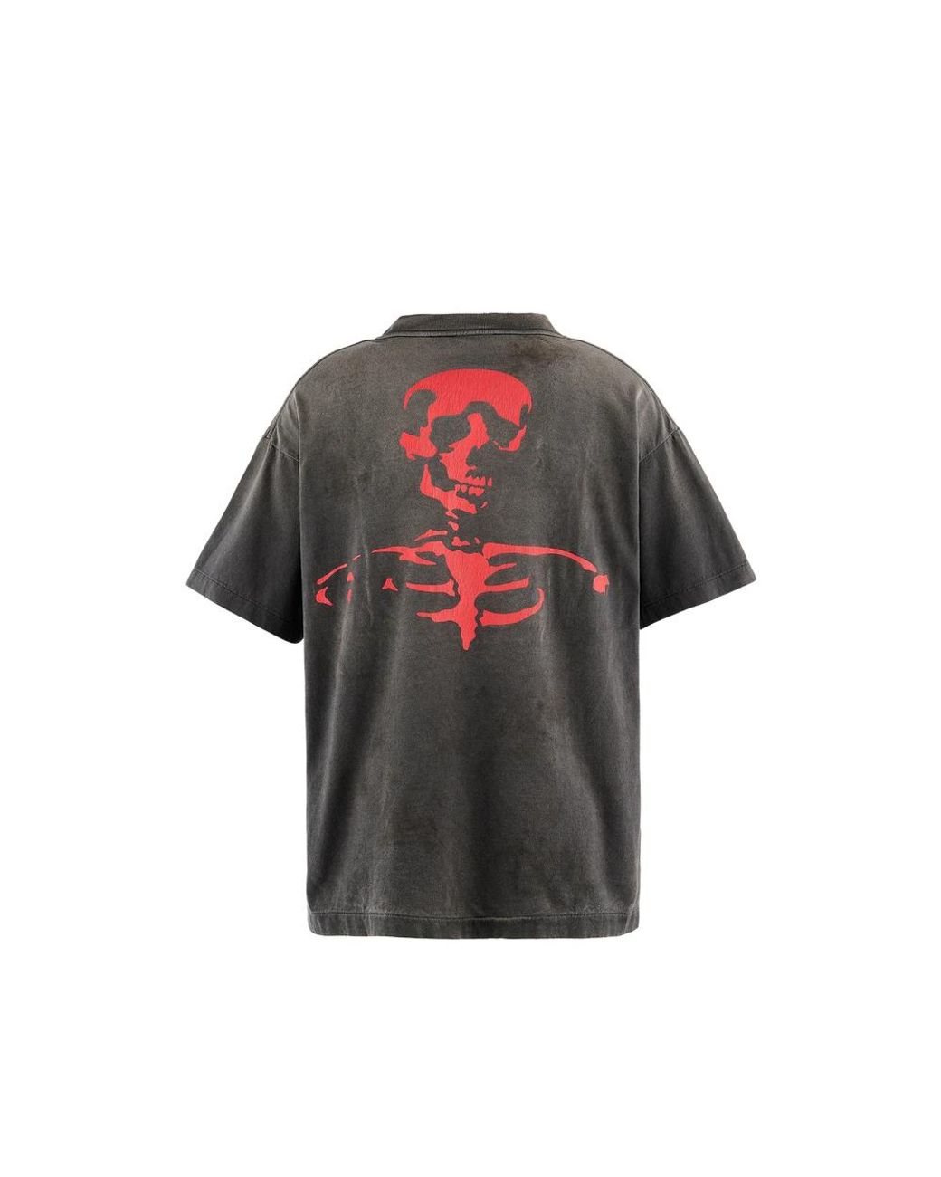 SAINT Mxxxxxx Black Beautiful Graphic-Print T-Shirt for men