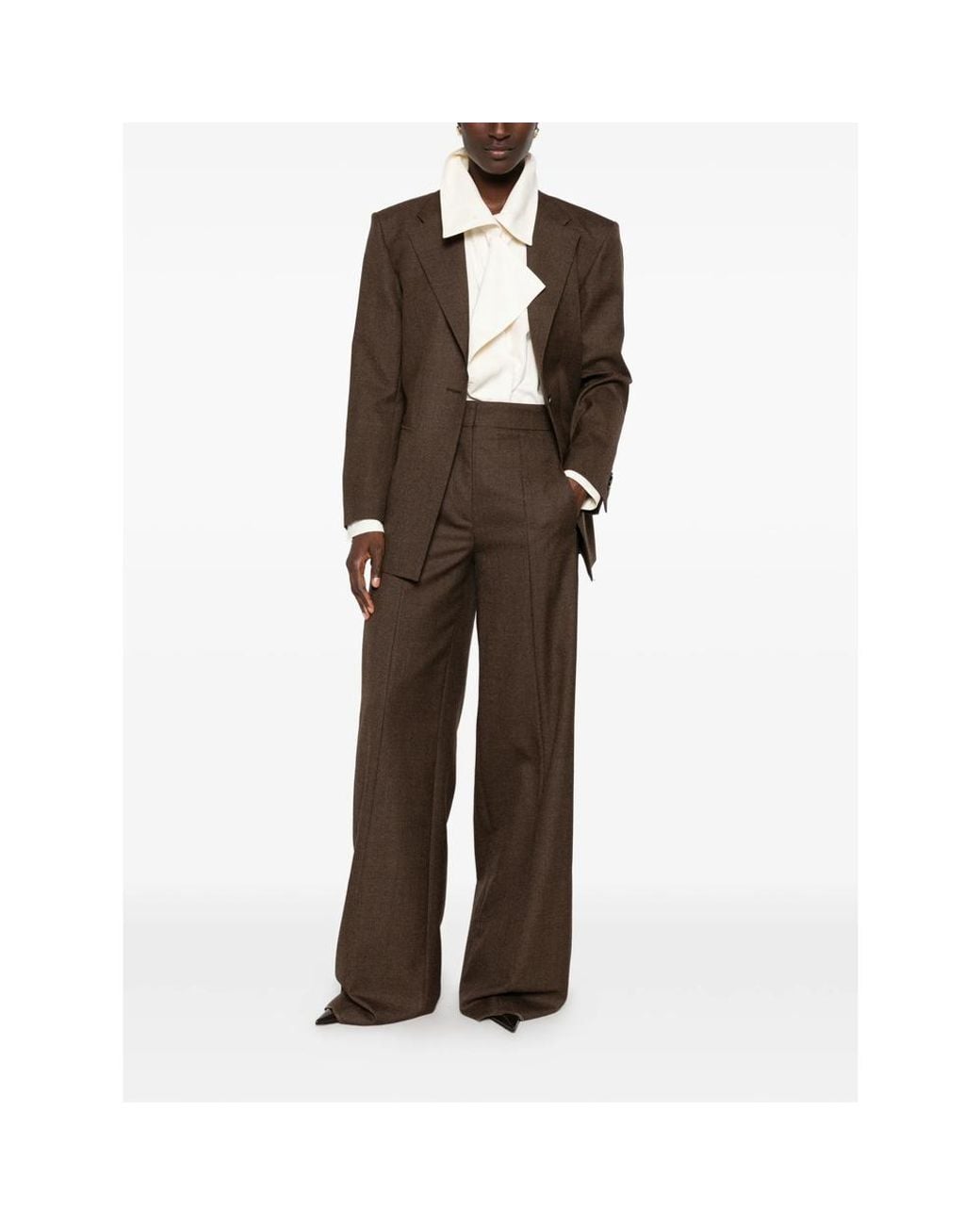 Seafarer Brown Astro Notched-Lapels Blazer