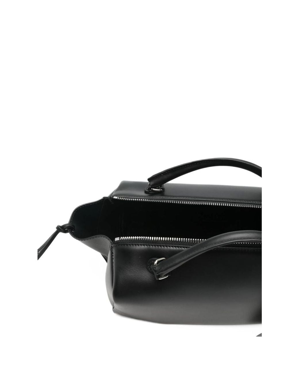 Low Classic Black Loaf Leather Tote Bag
