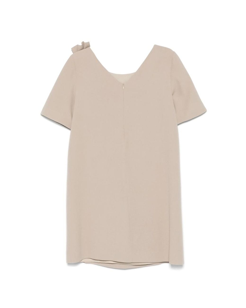 De Santis by Martin Alvarez Natural Draped-Detail T-Shirt