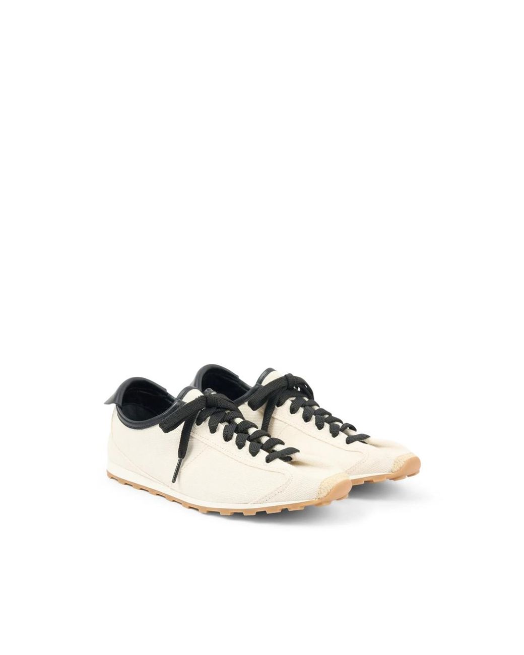 Jacquemus White Sneakers Cotton Canvas for men