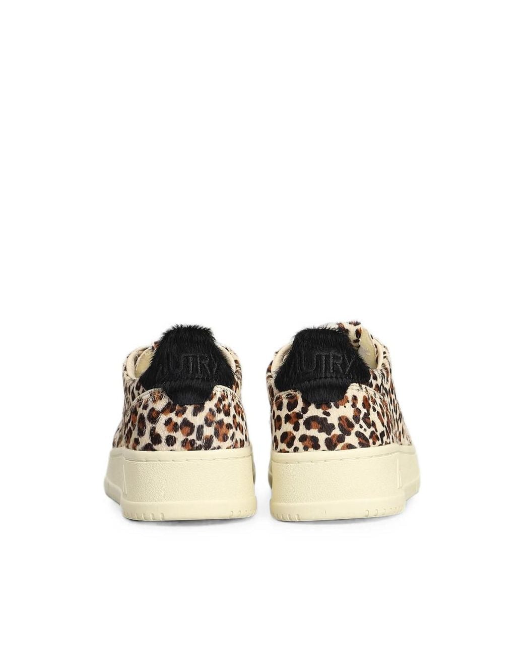 Autry Natural Aulw-Ja04 Medalist Leopard-Print Sneakers