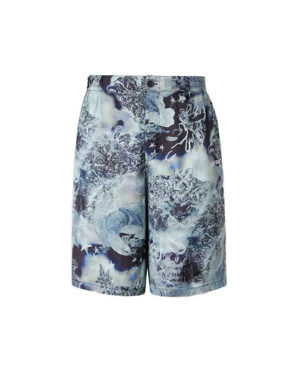 Off-White c/o Virgil Abloh Blue Shorts for men