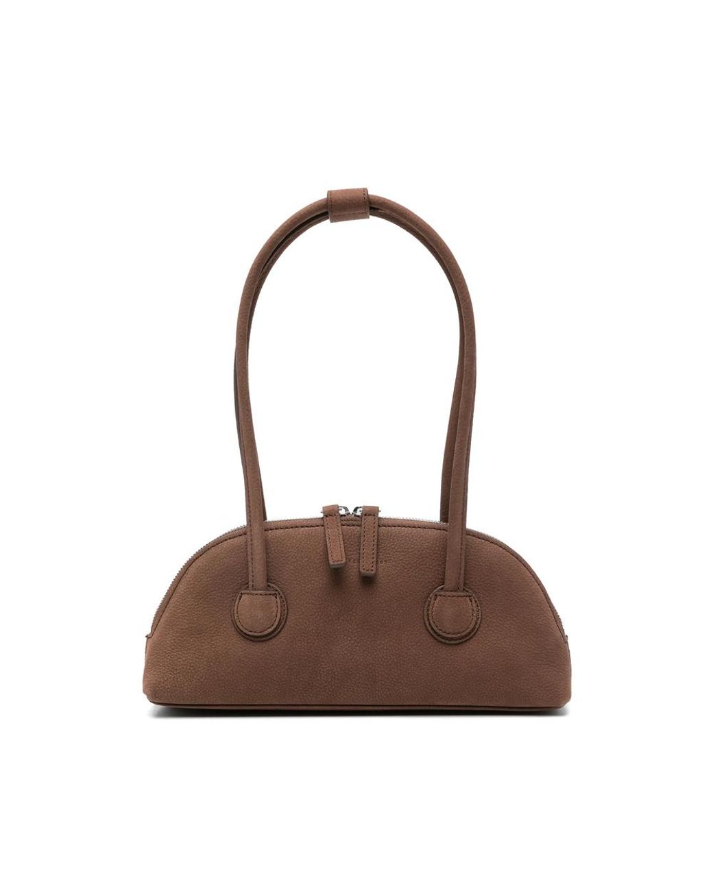MARGE SHERWOOD Brown Bessette Leather Shoulder Bag