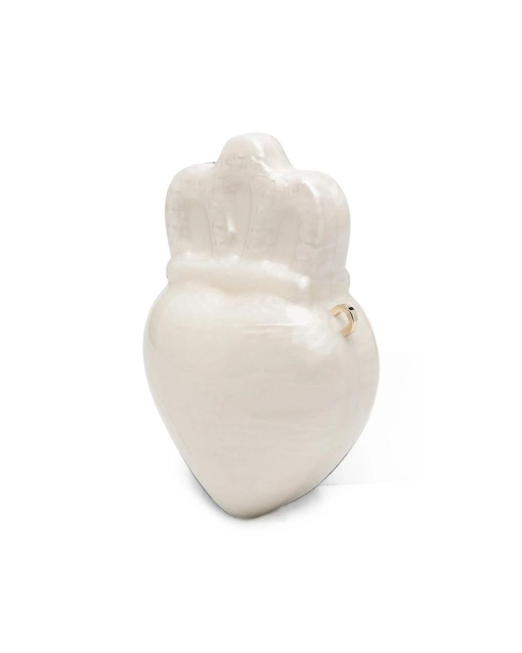 Simone Rocha Natural Claddagh Clutch Bag