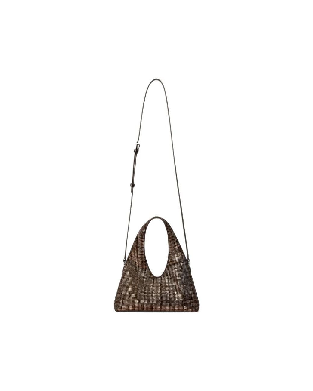 Alexander Wang Brown Pike Crystal Mini Bag