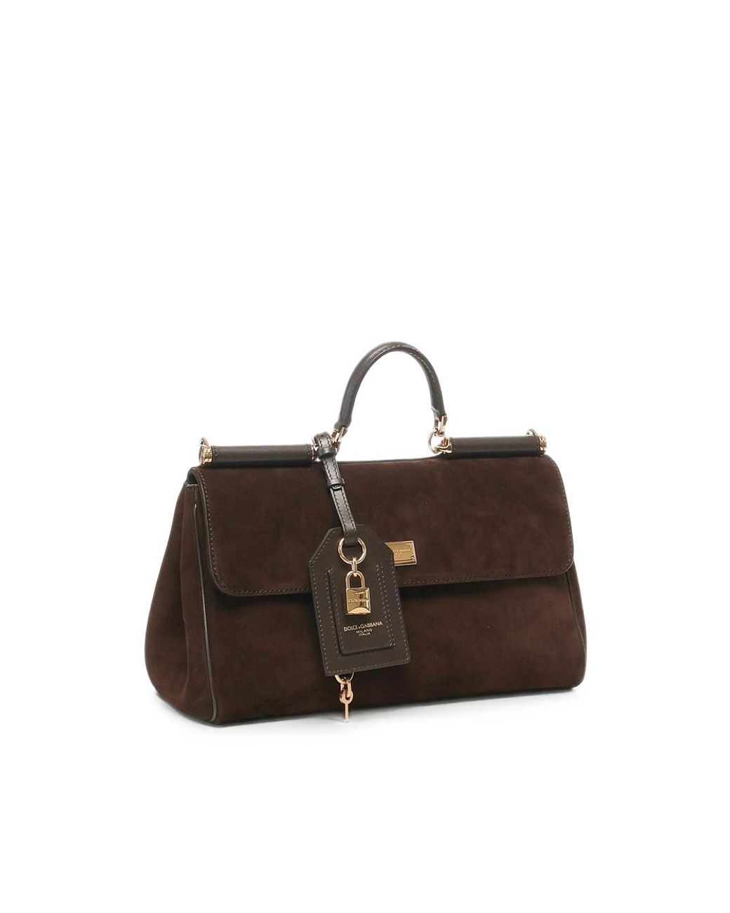 Dolce & Gabbana Brown Medium My Sicily Handbag