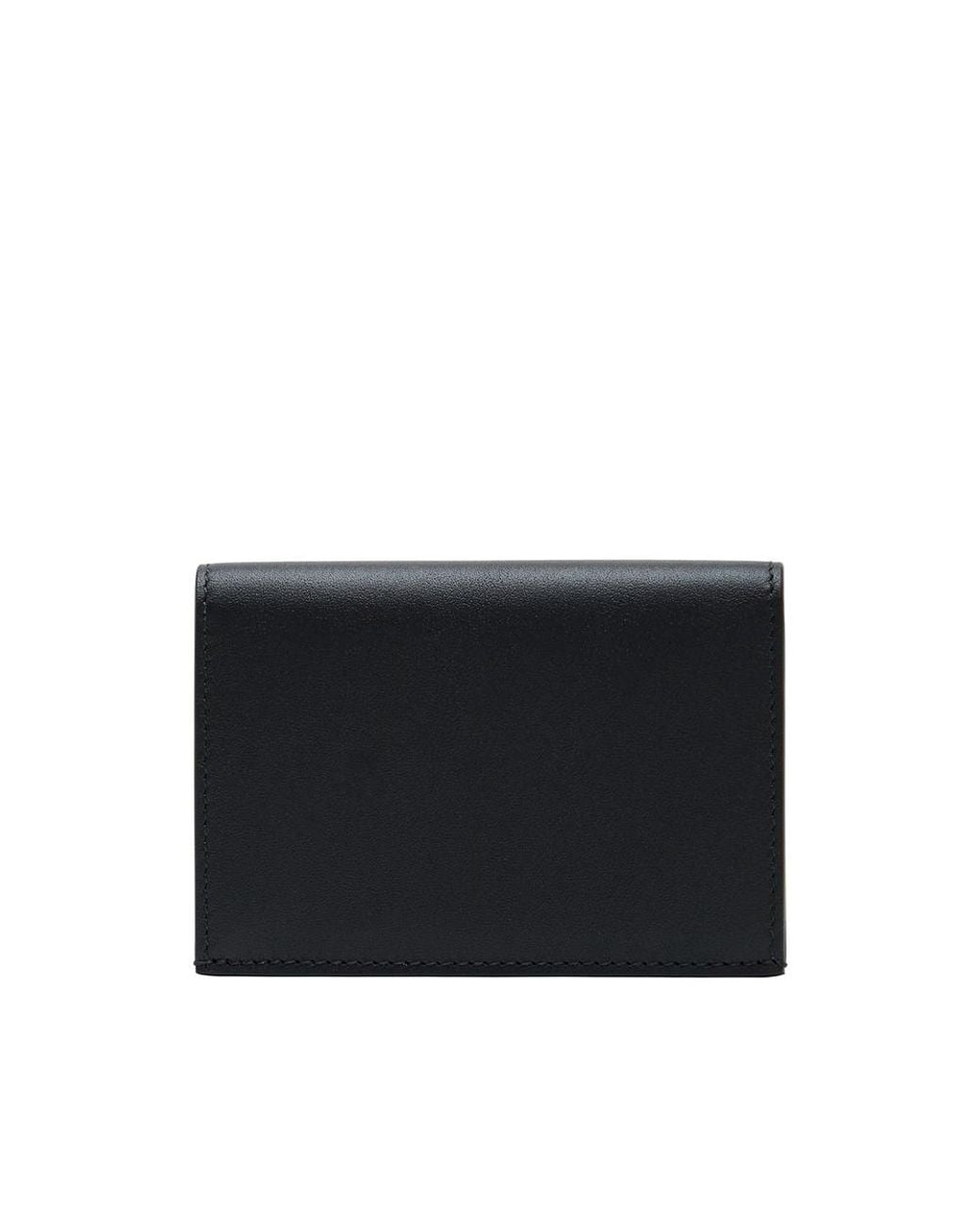 Jil Sander Black Leather Wallet for men