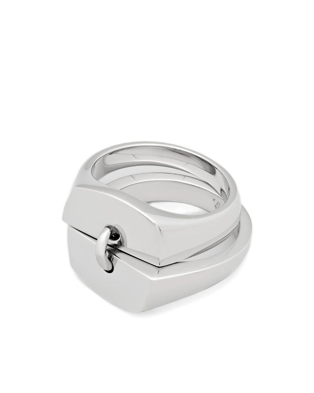 Tom Wood Metallic Juci Interlocking Ring for men