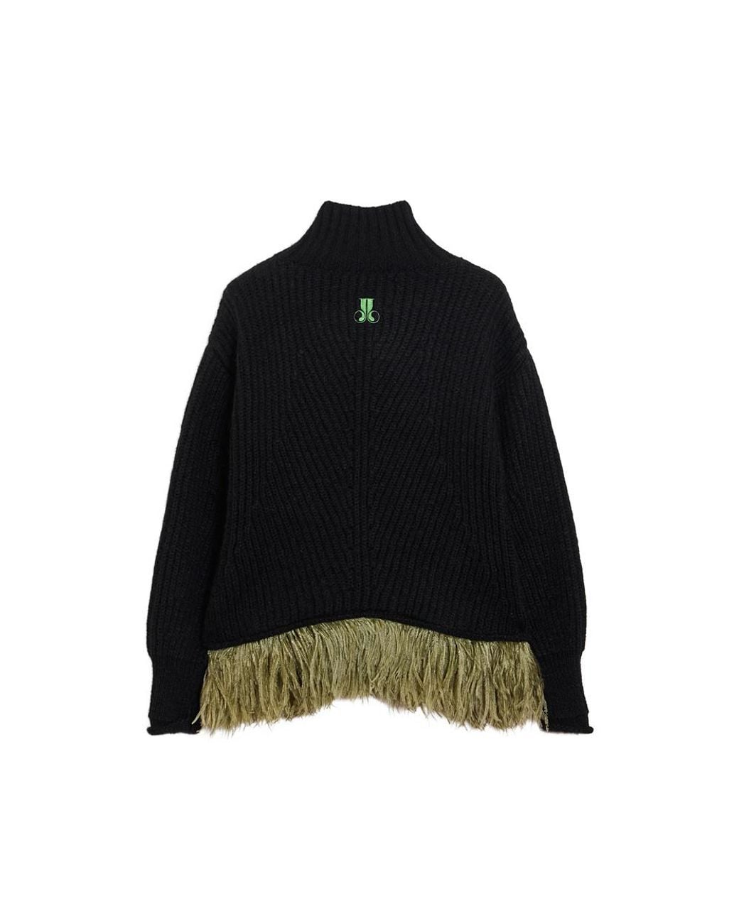 LaDoubleJ Black High Kick Sweater