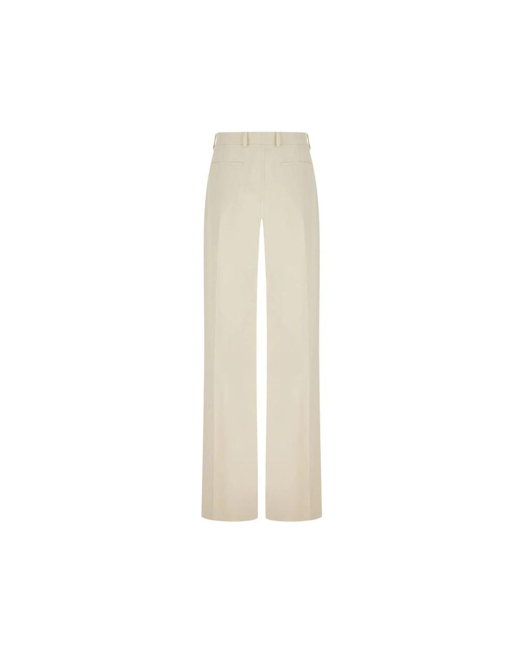 Fendi Natural Pressed-Crease Trousers
