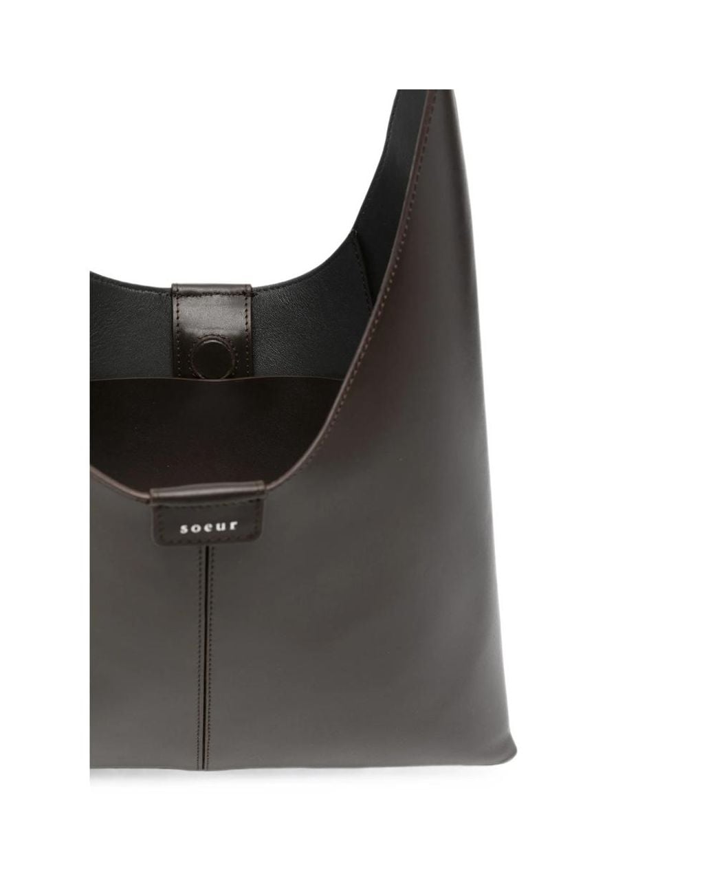 Soeur Black Cosima Leather Shoulder Bag
