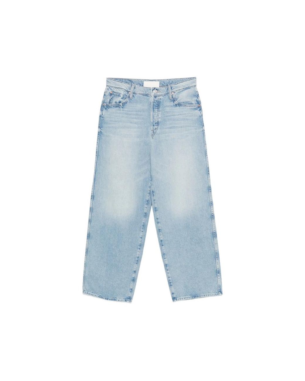 Mother Blue Straight Jeans