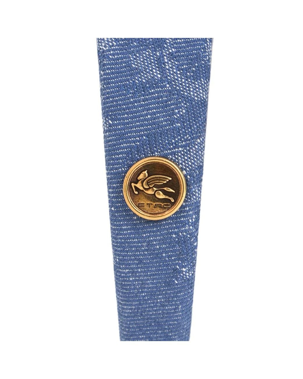 Etro Blue Hair Accessories