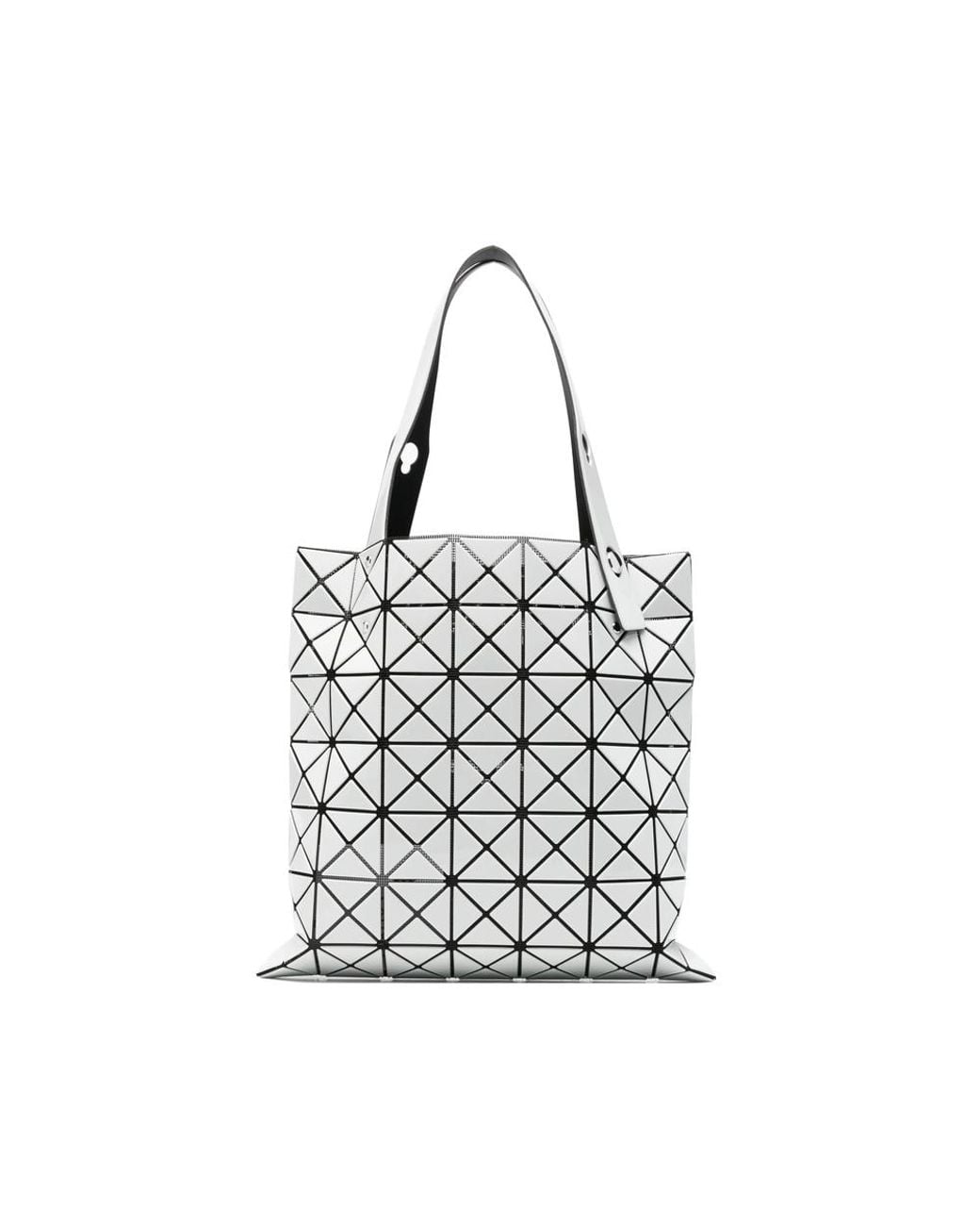 Issey Miyake White Prism Gloss Tote Bag