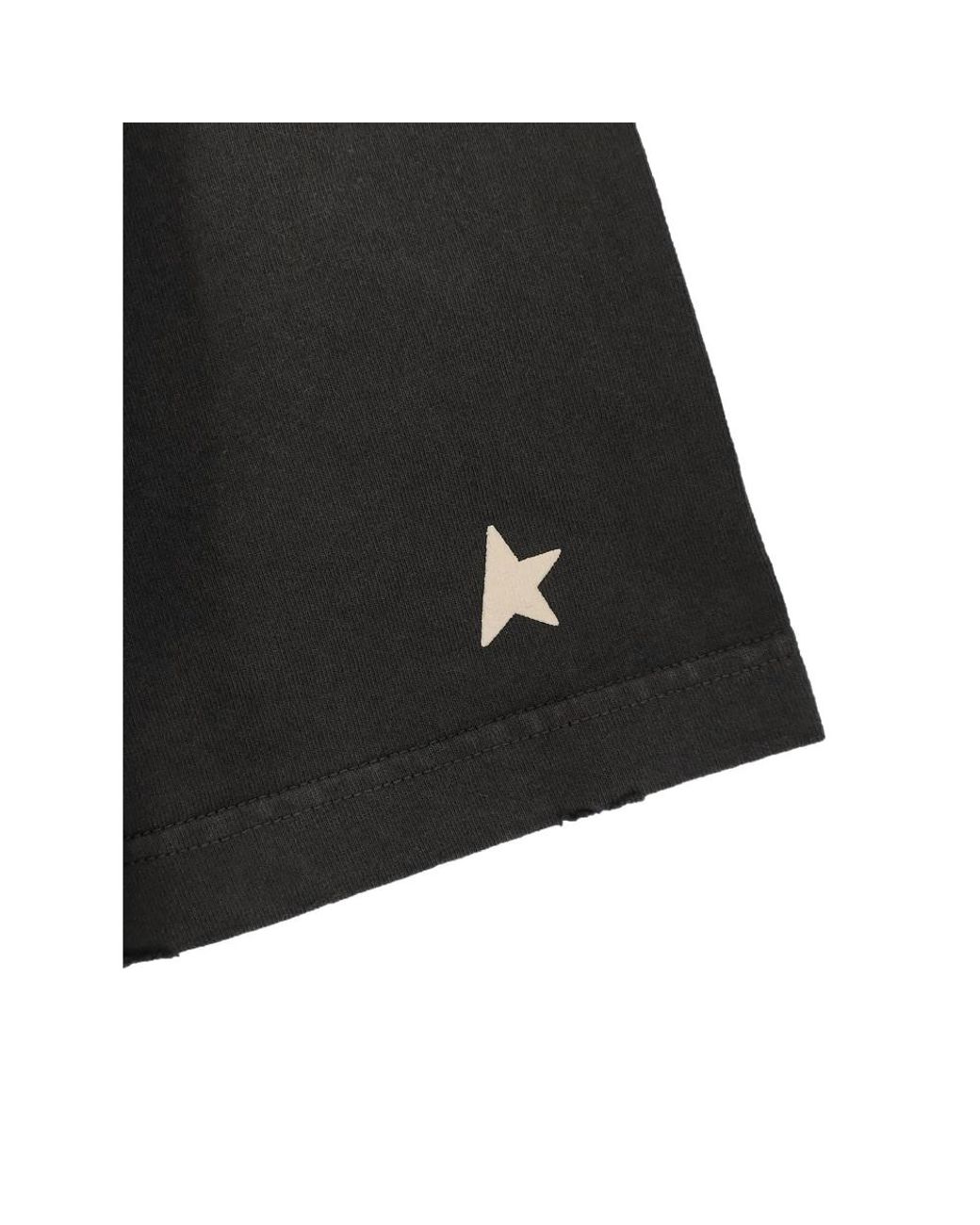 Golden Goose Deluxe Brand Black Star-Graphic T-Shirt for men