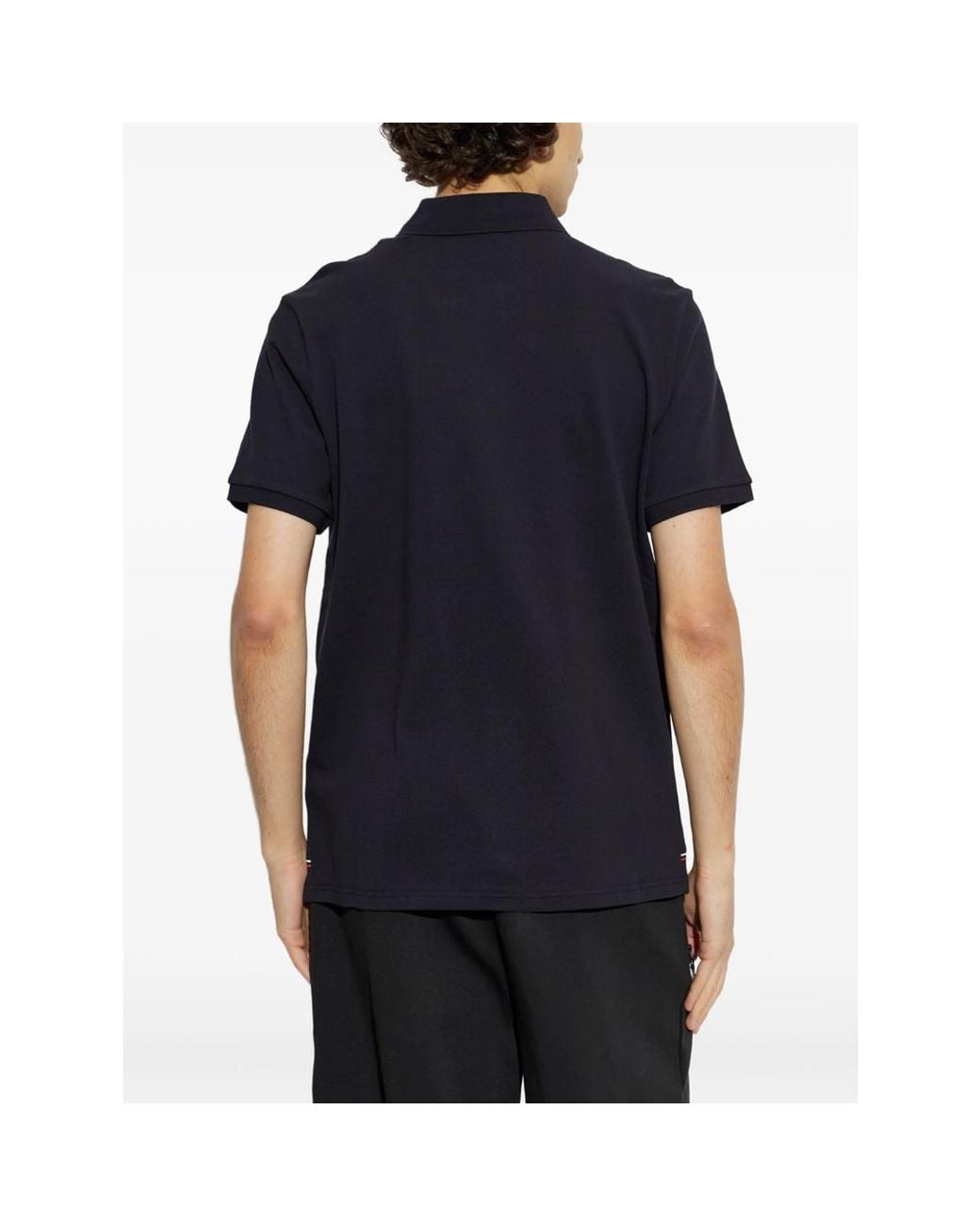 Moncler Blue Polo Shirts for men