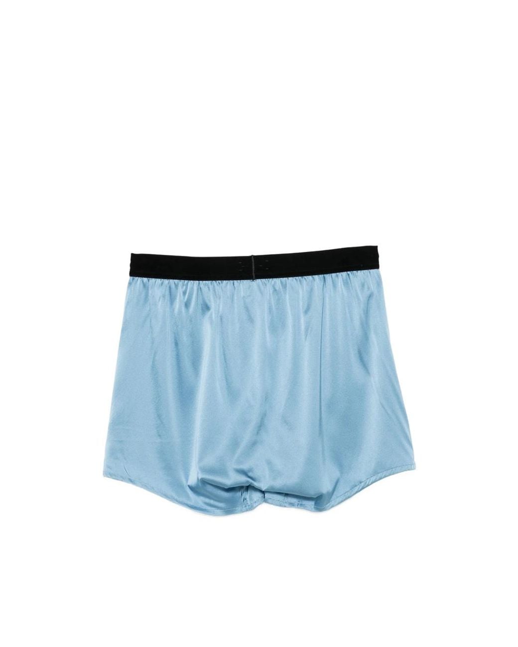 Tom Ford Blue Logo-Patch Boxer Shorts for men