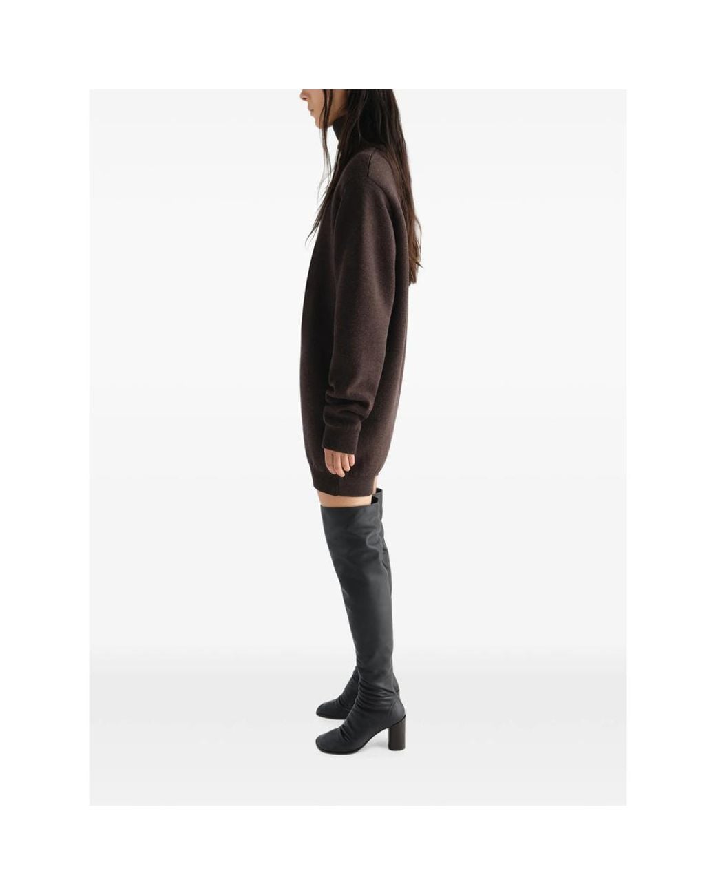 Lemaire Brown Relaxed Jumpsuit