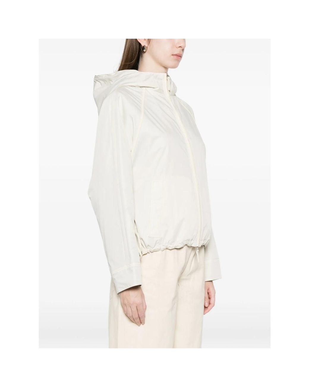 Yves Salomon White Neutrals Jackets