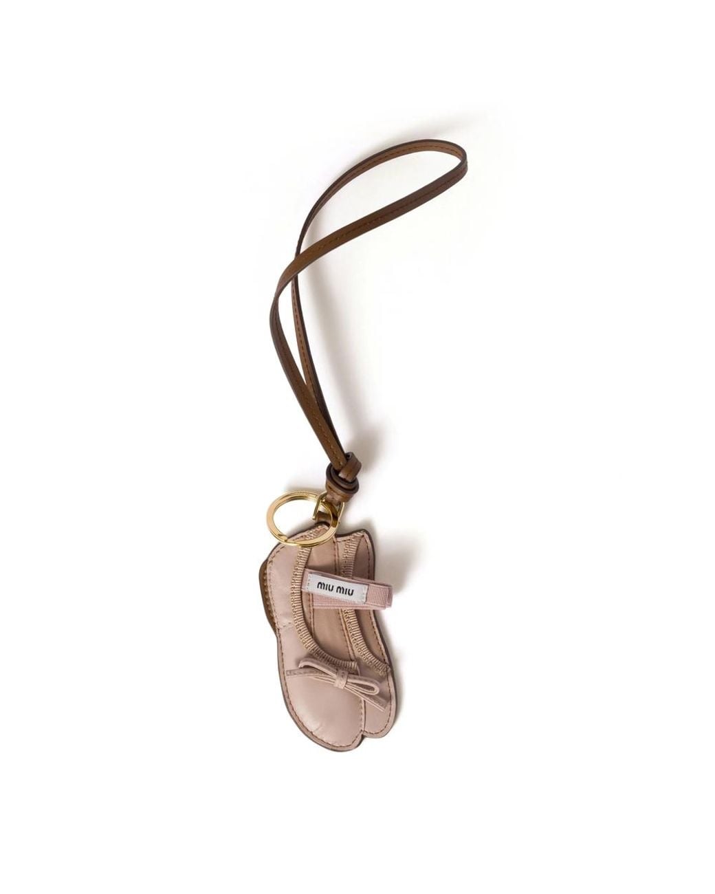 Miu Miu Metallic Neutrals Keyrings & Chains