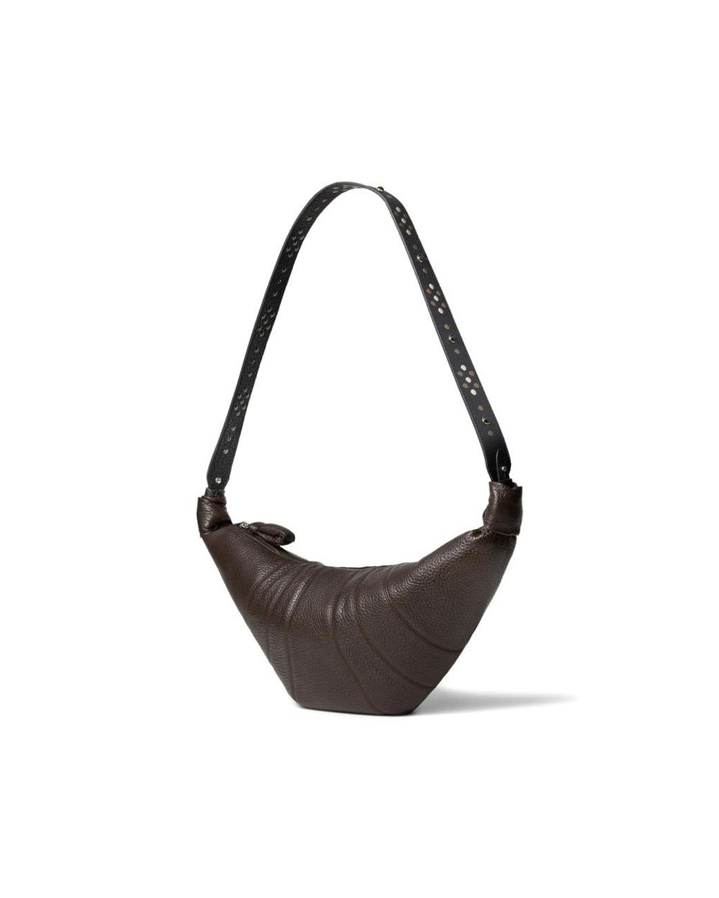 Lemaire Black Medium Croissant Shoulder Bag for men