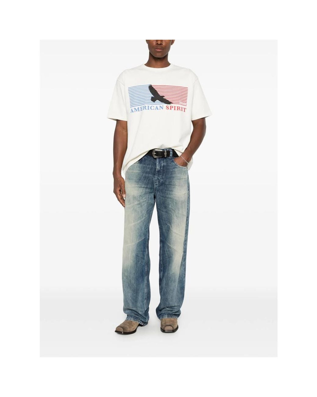 Rhude White Neutrals T-Shirts & Vests for men